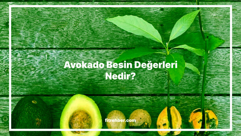 Avokado Besin Değerleri Nedir?